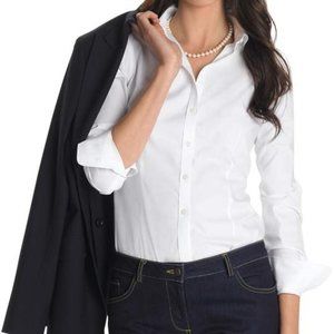 Women's Brooks Brothers Non-Iron White Shirt 0P